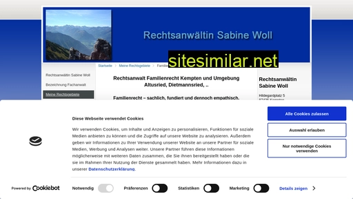 Rechtsanwaeltin-woll-kempten similar sites