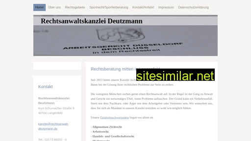 rechtsanwalt-deutzmann.de alternative sites