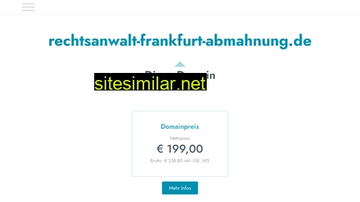 Rechtsanwalt-frankfurt-abmahnung similar sites