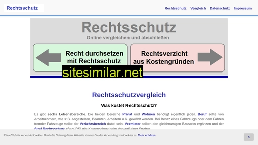 Rechtsschutzflat similar sites