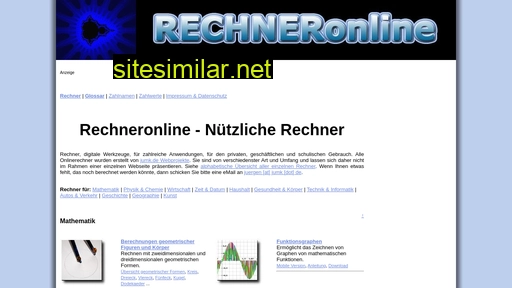 rechneronline.de alternative sites