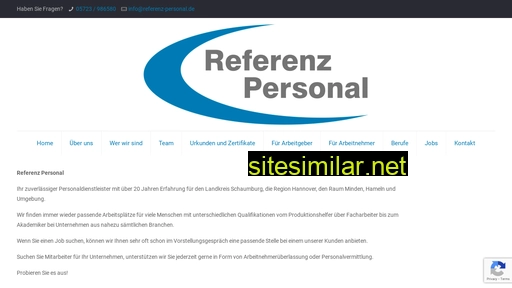 Referenz-personal similar sites