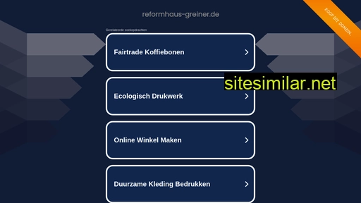 reformhaus-greiner.de alternative sites