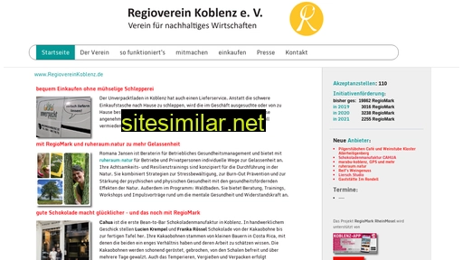 regiovereinkoblenz.de alternative sites