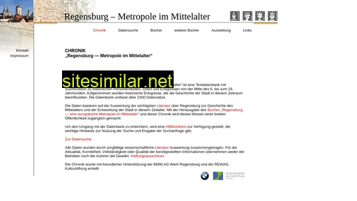regensburg-mittelalter.de alternative sites