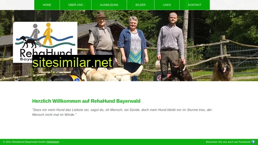 rehahund-bayerwald.de alternative sites