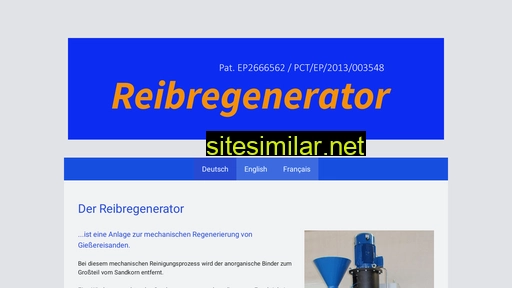reibregenerator.de alternative sites