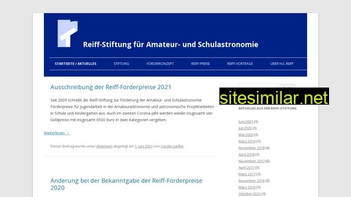 reiff-stiftung.de alternative sites
