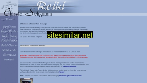 Reiki-seligmann similar sites