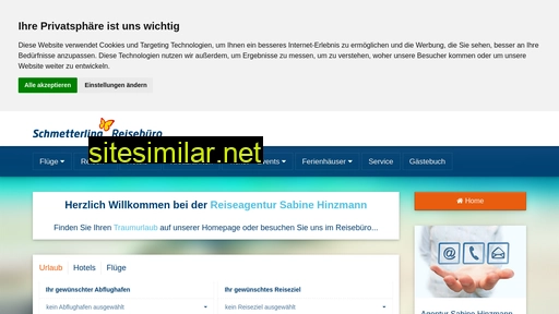 Reiseagentur-hinzmann similar sites