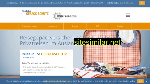 Reisepolice-gepaeckschutz similar sites