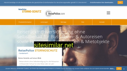 Reisepolice-stornoschutz similar sites
