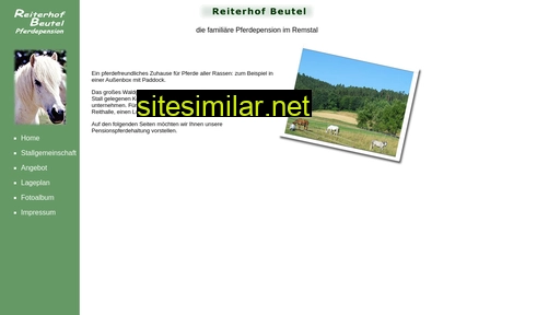 reiterhof-beutel.de alternative sites