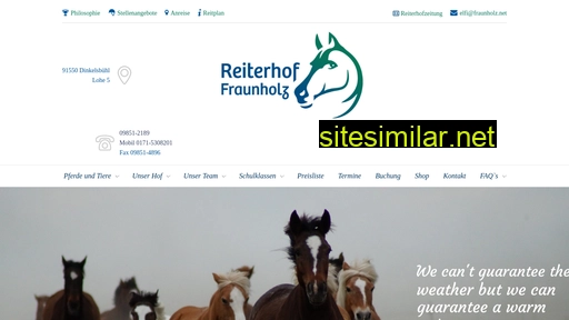 reiterhof-fraunholz.de alternative sites