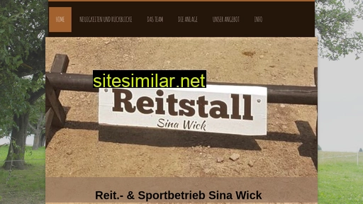 reiterhof-sina-wick.de alternative sites