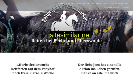 Reitprojekt-pferdestaerken similar sites