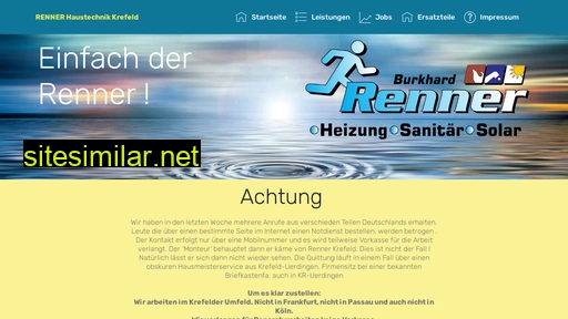 renner-haustechnik.de alternative sites
