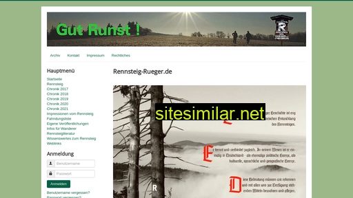 rennsteig-rueger.de alternative sites