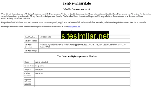rent-a-wizard.de alternative sites