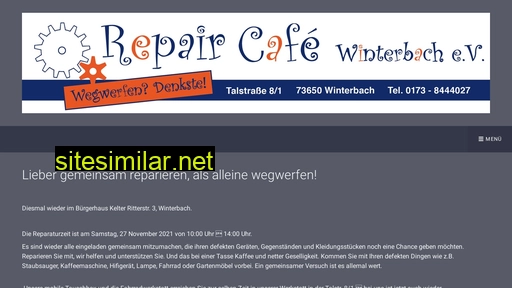 repaircafe-winterbach.de alternative sites