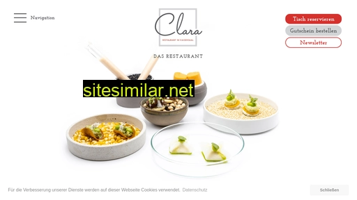 restaurant-clara.de alternative sites