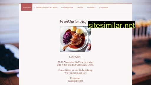 restaurant-frankfurter-hof.de alternative sites