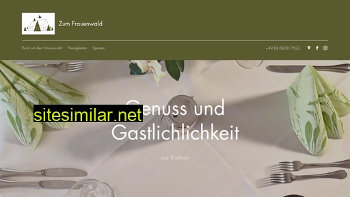 restaurant-frauenwald.de alternative sites