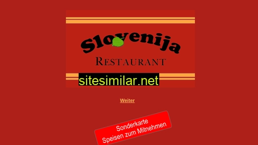 Restaurant-slovenija similar sites