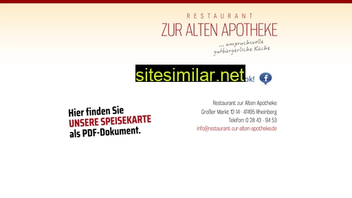 restaurant-zur-alten-apotheke.de alternative sites