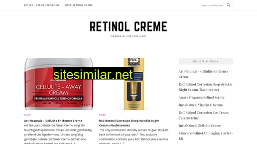 retinolcreme.de alternative sites