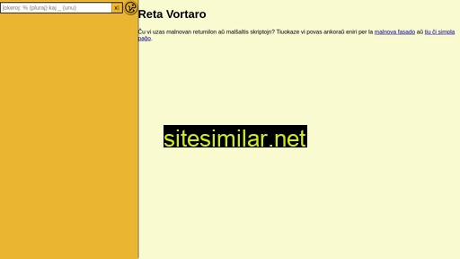 Reta-vortaro similar sites