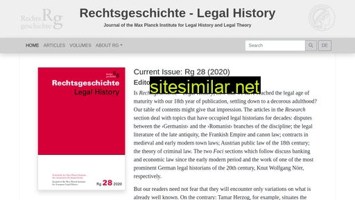 rg-rechtsgeschichte.de alternative sites