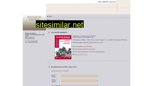 Rheinische-edition similar sites