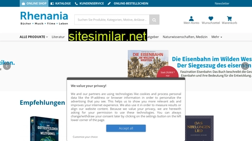 rhenania.de alternative sites