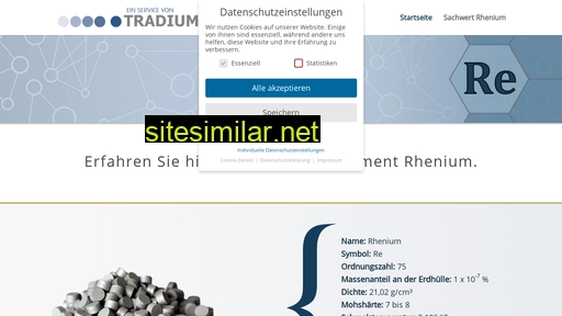 rhenium.de alternative sites