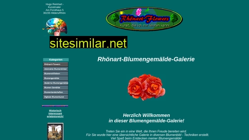 rhoenart-flowers.de alternative sites