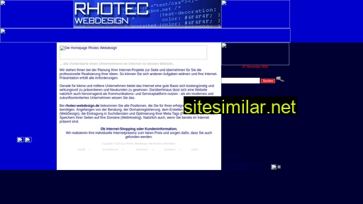 Rhotec-webdesign similar sites