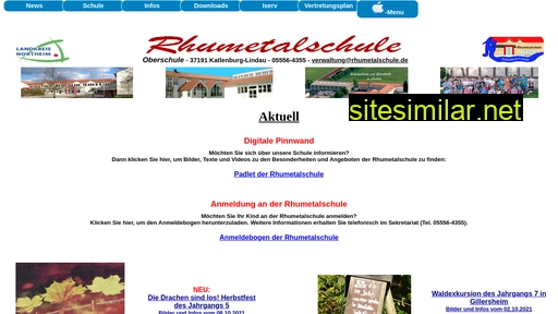 rhumetalschule.de alternative sites