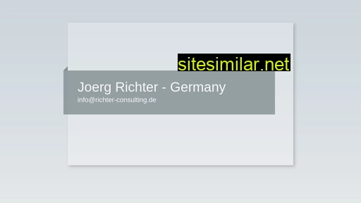 Richter-consulting similar sites