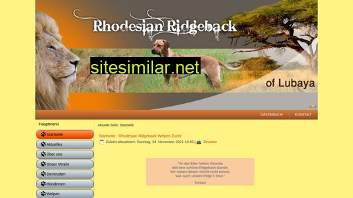 ridgeback-family.de alternative sites
