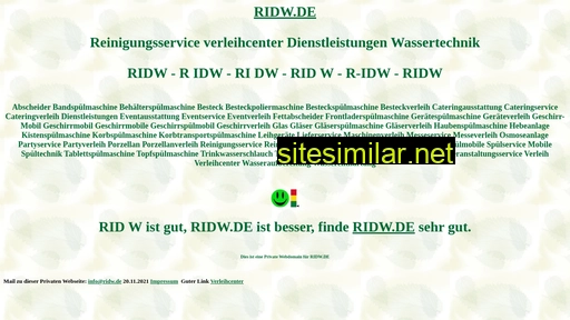 ridw.de alternative sites