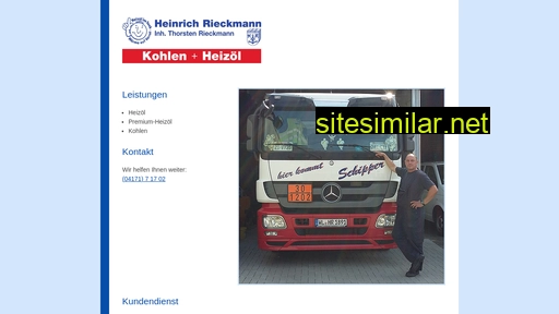 rieckmann-heizoel.de alternative sites