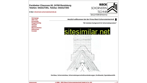 rieck-schornsteintechnik.de alternative sites