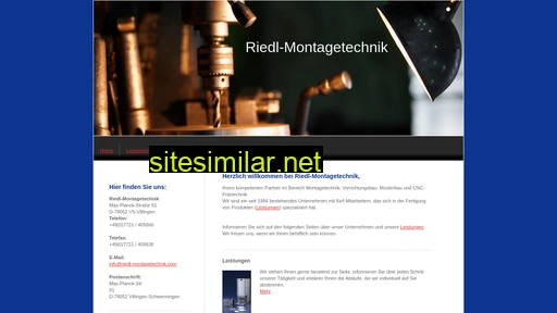 riedl-montagetechnik.de alternative sites