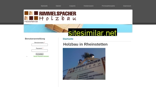 rimmelspacher-holzbau.de alternative sites