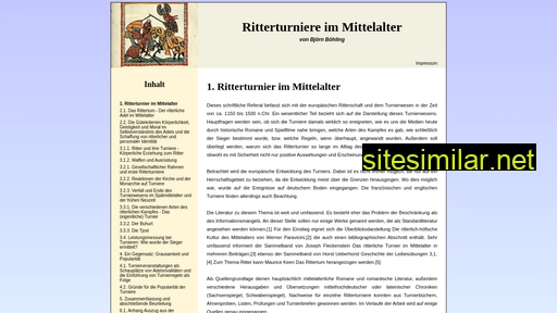 ritterturniere-im-mittelalter.de alternative sites