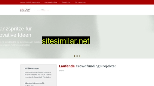 rm-crowdfunding.de alternative sites