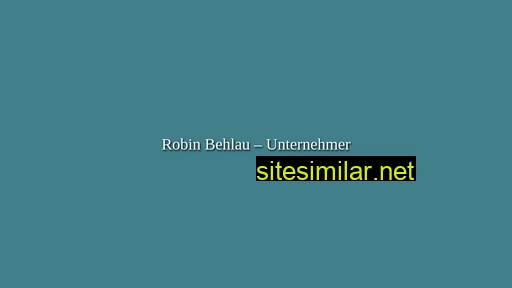 robinbehlau.de alternative sites
