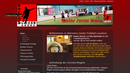 Roccos-soccerarena similar sites