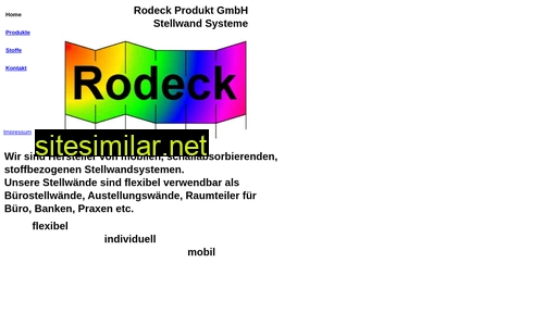 rodeck-produkt.de alternative sites